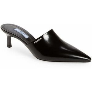 Prada Shoes-Black Mules Size 40 with box